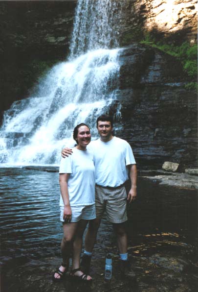 Angela and I at the Cascades Falls