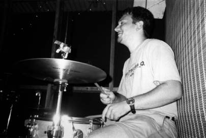 Drummer Boy Playing drums with Dave Coleman