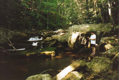Me fishing on the Little Stony Creek