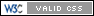 This document validates as CSS! Valid CSS